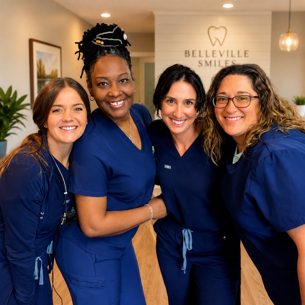 The Belleville Smiles Dental care team